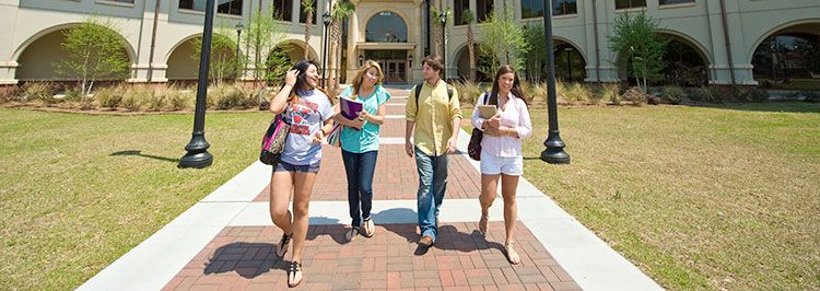 Students in Front of Union