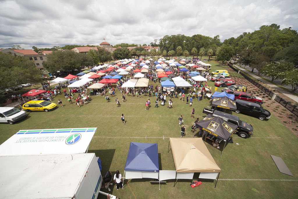 The Happening event on the front lawn