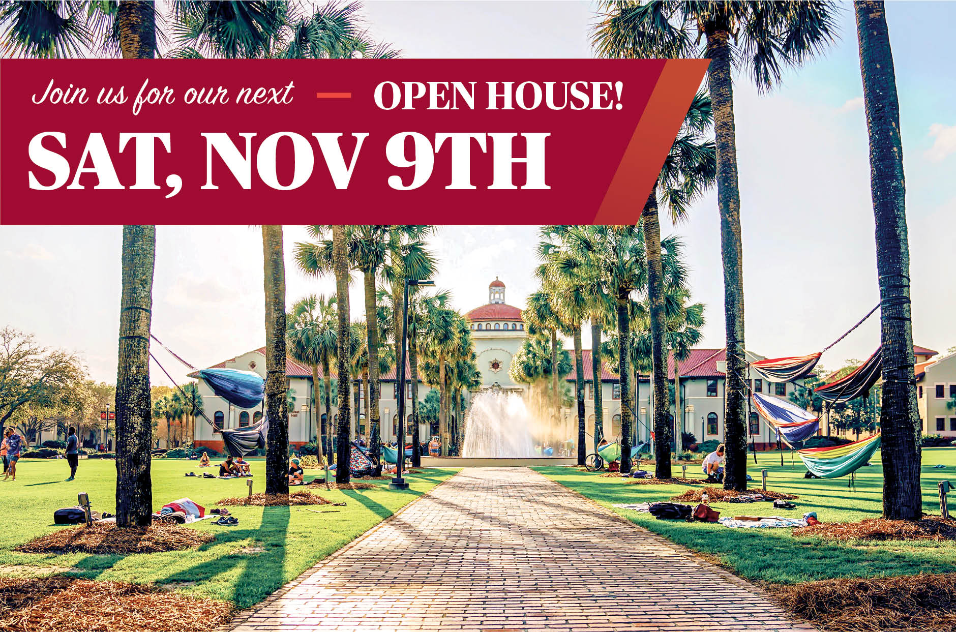 Register today for Open House on Nov 9th!